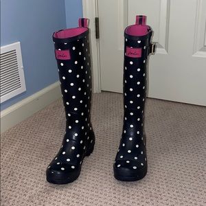 Joules Polka Dot Rain Boots